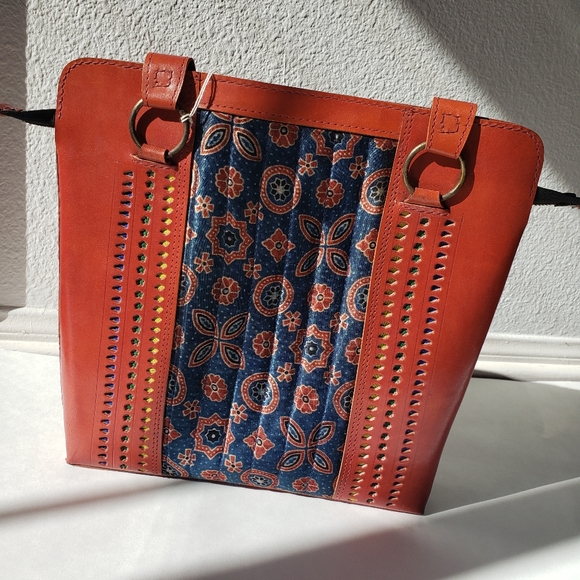 NWT genuine leather handmade bag - Picture 3 of 5